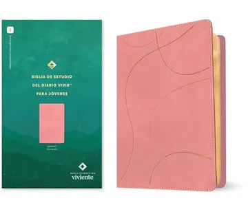 Biblia De Estudio Del Diario Vivir Para Jóvenes, Color Rosa, NTV