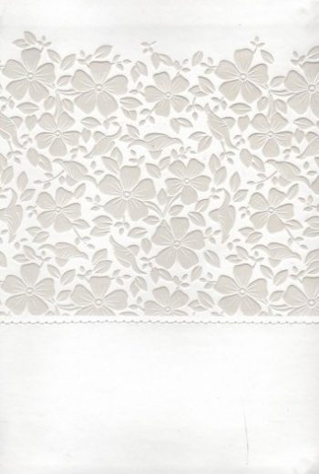 Biblia Recuerdo De Boda, Blanco Floral Símil Piel, RVR 1960