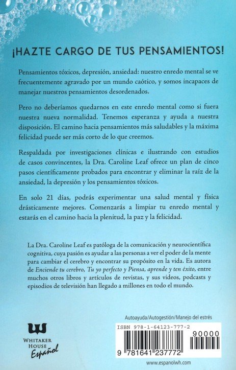Libro Limpia Tu Enredo Mental - Dr. Caroline Leaf