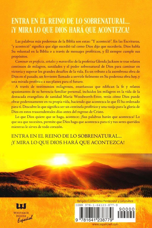 Libro Caminar En Profecía, Señales Y Maravillas Glenda Jackson - Glenda Jackson