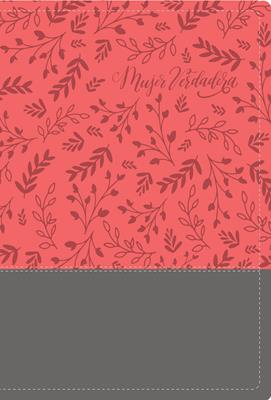 Biblia devocional Mujer Verdadera RVR60 - Duo-tono Coral