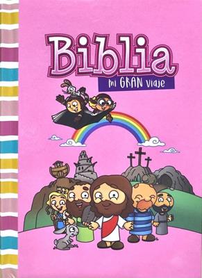 Biblia Mi Gran Viaje, Tapa Dura, Rosada, RVR 1960