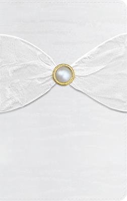 Biblia, Recuerdo De Boda, Blanco y Dorado, Simil Piel, RVR 1960 – B&H Editorial