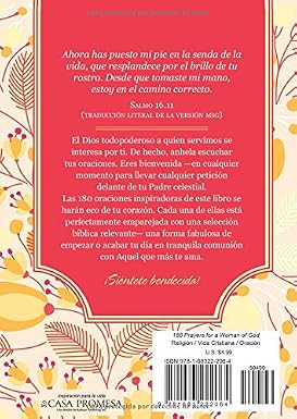 Libro Devocional 180 Oraciones Para Una Mujer De Dios
