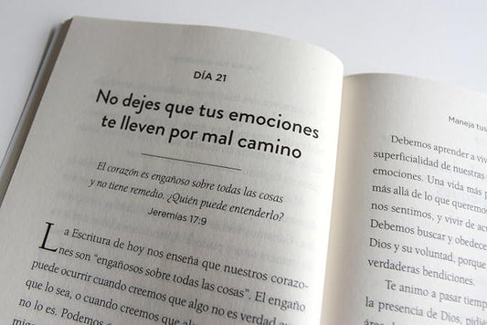 Libro, Devocional, Maneja Tus Emociones - Joyce Meyer