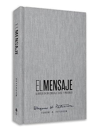 Biblia El Mensaje, Tapa Dura, Tela Gris