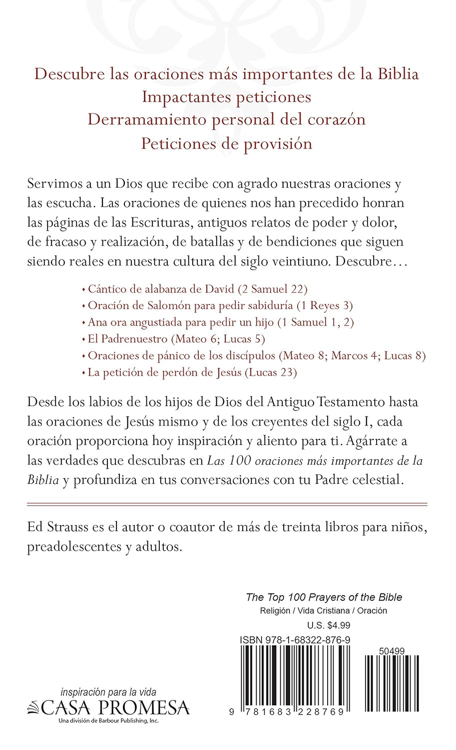 Libro 100 oraciones más importantes - Ed Strauss