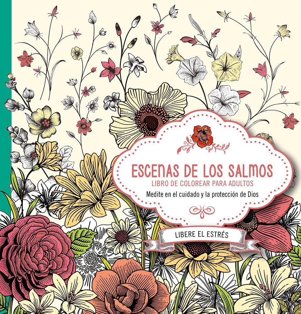 Escenas De Los Salmos - Libro De Colorear Para Adultos