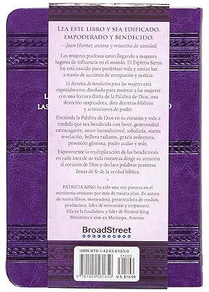 Libro 31 decretos de bendición para las mujeres - Patricia King