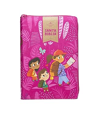 Biblia Para Niños Interactiva Edicion Limitada, Tamano Manual Con Cierre, Rosa, RVR 1960