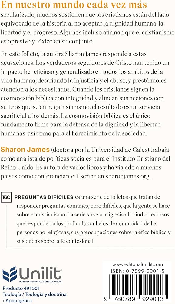 Libro ¿Es El Cristianismo Bueno Para El Mundo?, Sharon James