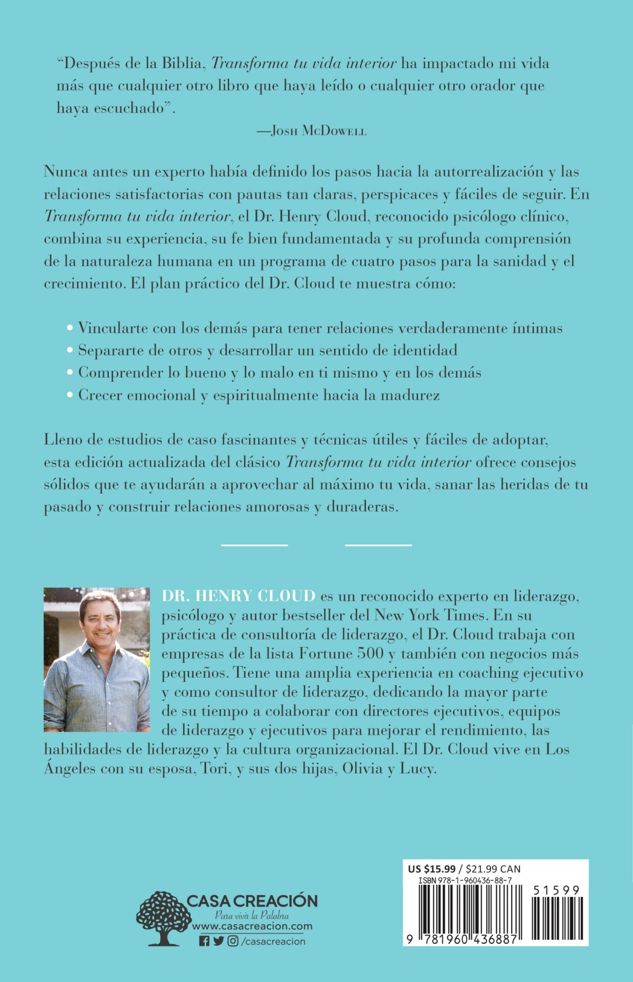 Libro Transforma tu vida interior - Henry Cloud