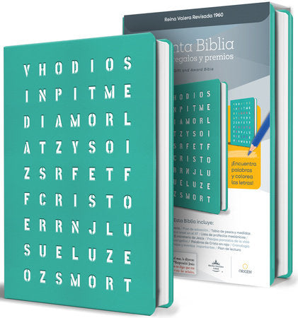 Biblia, Para Regalos y Premios, Aguamarina con Sopa de Letras, RVR1960 - Penguin Random House