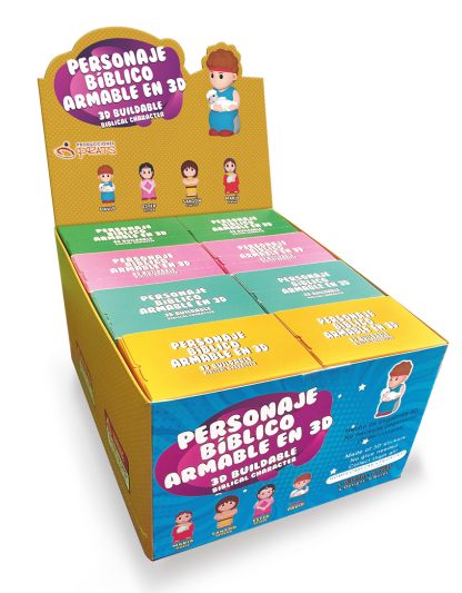 Display personaje bíblico armable 3D (8 pz) – Ayaguna