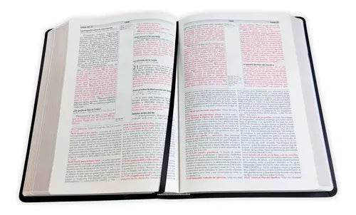 Biblia de Estudio Vida Plena - Ampliada y Actualizada (Imitación piel negro)