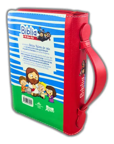 Biblia RVR60 025cz Mi Gran Viaje Rojo/Autobús con asa