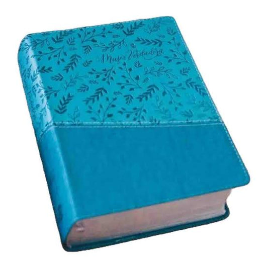 Biblia devocional Mujer Verdadera, Duotono Aqua, NBLA