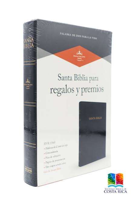 Santa Biblia Para Regalos Y Pemios Negro Imitación Piel, Rvr 1960