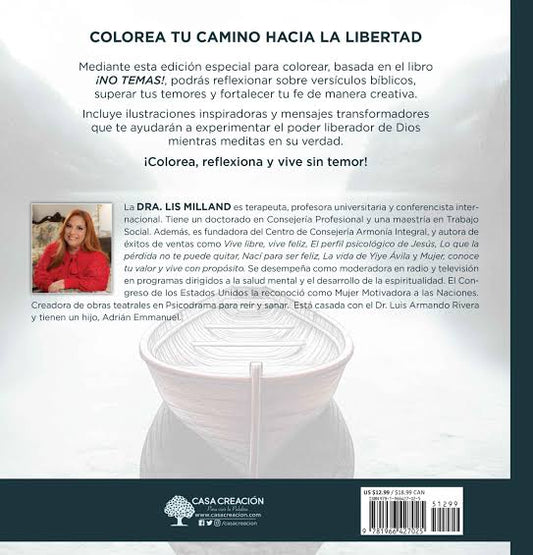 Libro ¡No temas! – Libro Para Colorear, Dra Lis Milland