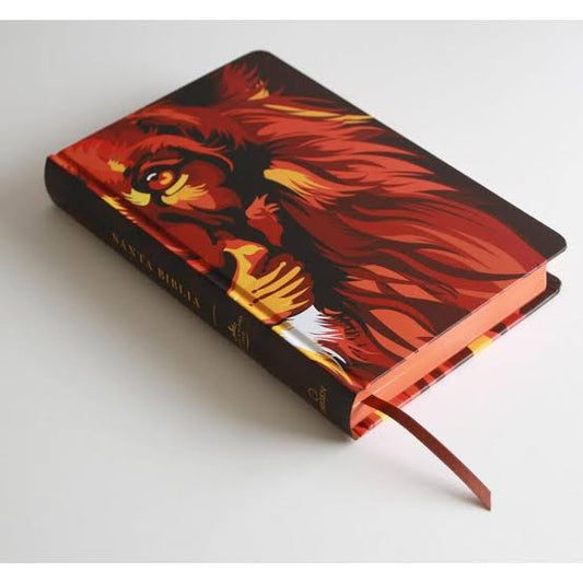 Biblia, Biblia Leon De Juda, Color Marron, Letra Grande, Tamaño Manual, RVR1960