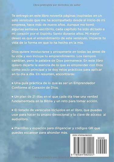 Libro Un Emprendedor Conforme Al Corazón De Dios - Mario Velandia Rodriguez