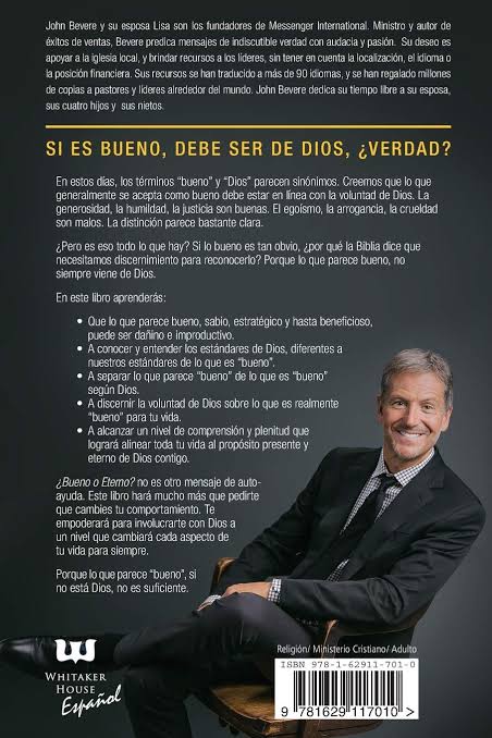 Libro ¿Bueno O Eterno? - John Bevere