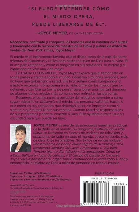 Libro Hágalo Con Miedo - Joyce Meyer