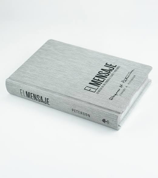 Biblia El Mensaje, Tapa Dura, Tela Gris