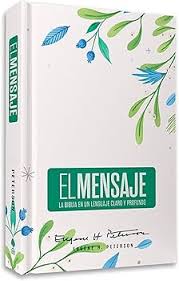 Biblia El Mensaje, Tapa Dura, Verde Floral