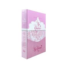 RVR 1960 Biblia mis quince, rosa floreado, símil piel