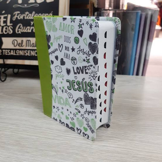 Biblia Tamano Bols Para Jovenes Reina Valera 1960 Tela Verde