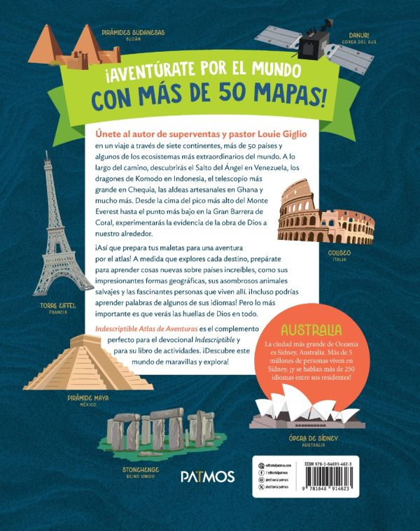 Libro Indescriptible Atlas de Aventuras, Louie Giglio