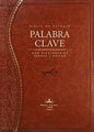 Biblia  De Estudio Palabra Clave, Marrón, Senti Piel - Rvr 1960