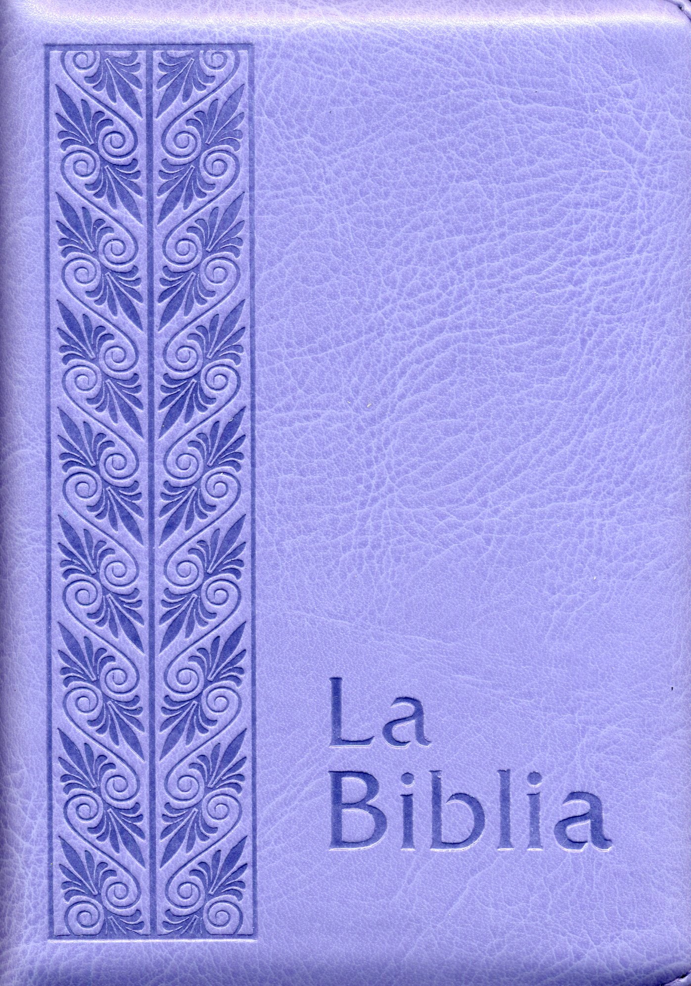 Biblia Flexible Lila Plateada Con Cierre - Tla