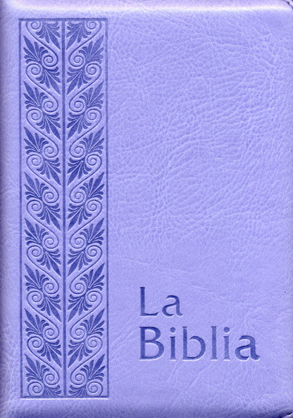 Biblia Flexible Lila Plateada Con Cierre - Tla