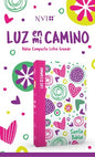 Biblia Luz En Mi Camino, Corazones Multicolor, Simil Piel - Nvi