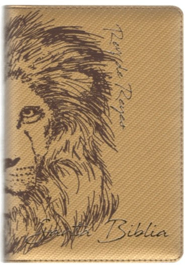 Biblia, Leon de Juda, Concordancia Amplia, Tapa Sensipiel, Letra Grande, Con Cierre, Con Indice, Rvr1960