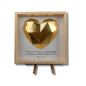 Cuadro Corazon + Caballete En Madera