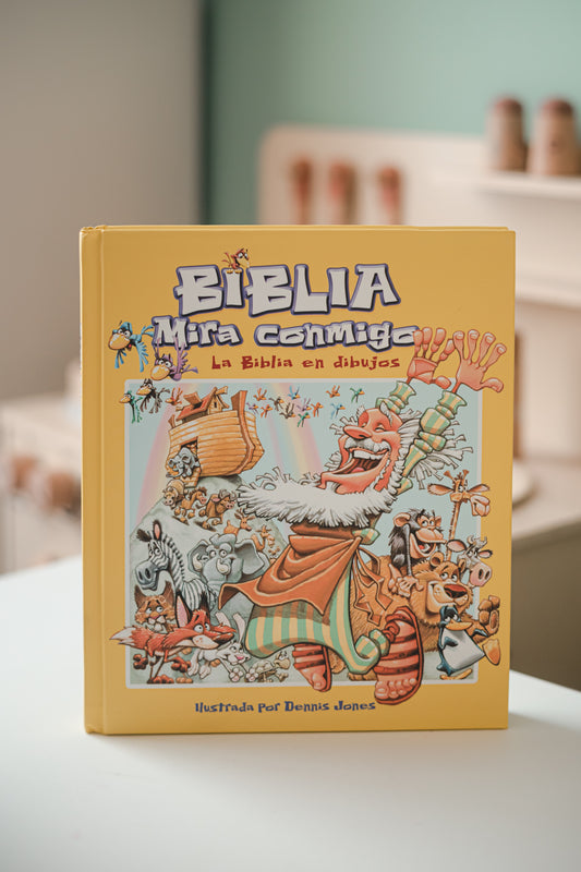 Biblia Mira Conmigo en Dibujos para Niños | Biblia Ilustrada Infantil