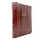 Custom RVR 1960 Biblia Letra Grande Tamano Manual, Edicion Limitada 2024, Marron Simil Piel Con Cierre E Indice