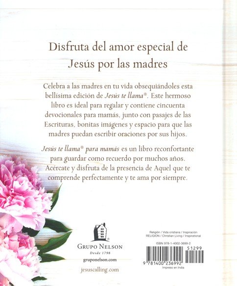 Libro Jesús Te Llama Para Mamás,Tapa Rústica - Sarah Young