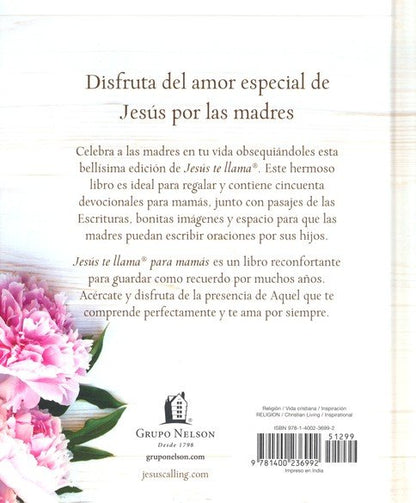 Libro Jesús Te Llama Para Mamás,Tapa Rústica - Sarah Young