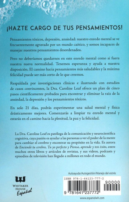 Libro Limpia Tu Enredo Mental - Dr. Caroline Leaf