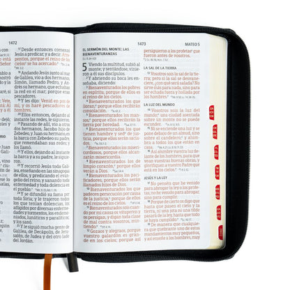 Biblia Letra Gigante Tamaño Manual, Negro/Caramelo, RVR1960
