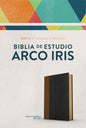 Biblia De Estudio Arcoiris, Tostado/Negro, Semi Piel, RVR 1960