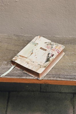 Biblia Edición Artística Ilustrada Crema, NBLA