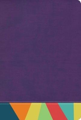 Biblia De Estudio Arco Iris, Imitación Piel Morado, RVR 1960