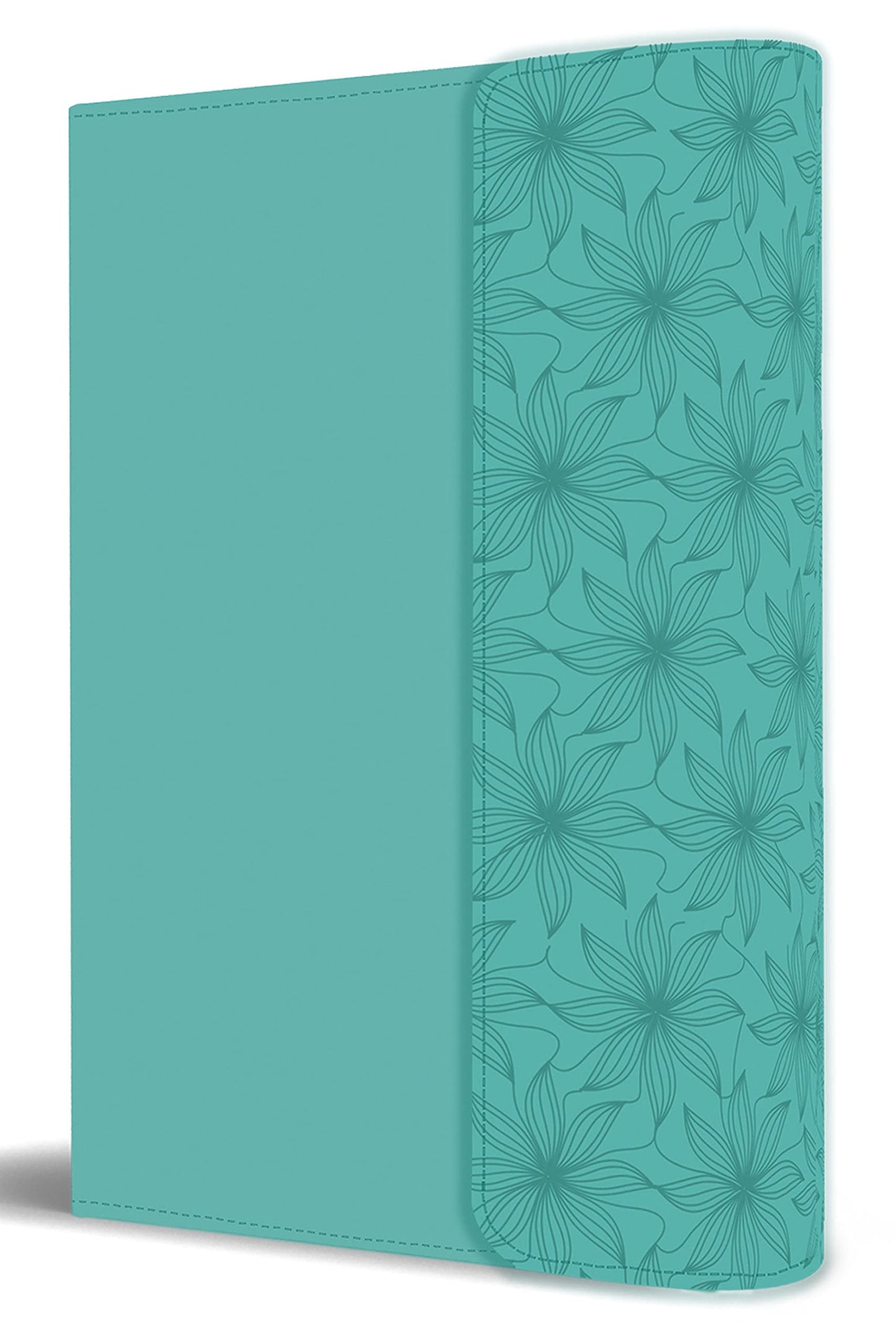 Biblia Letra Grande Tamaño Manual, Simil Piel Agua Marina Con Solapa E Imán, RVR 1960
