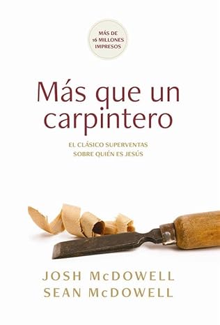 Libro Más que un carpintero (Revisado) - Josh McDowell
