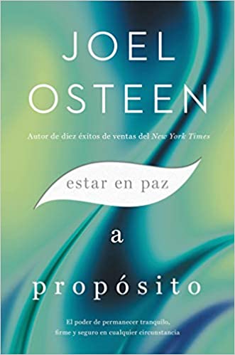 Libro Estar En Paz A Propósito,  Joel Osteen